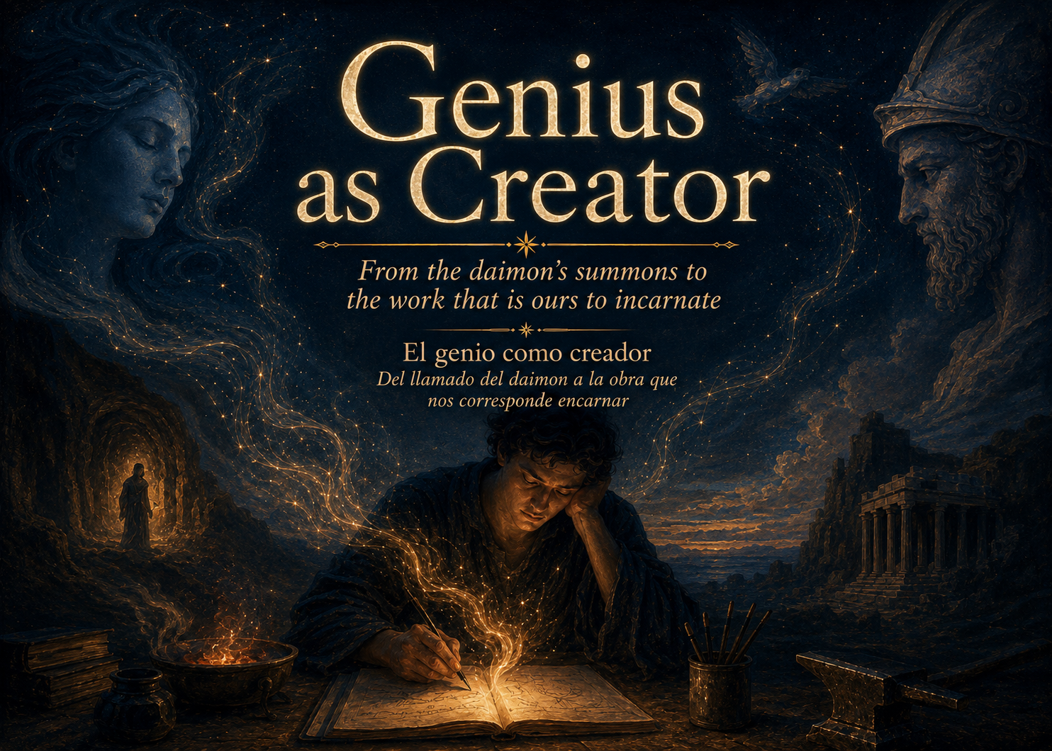 Imagen de portada del ensayo «El genio como creador»