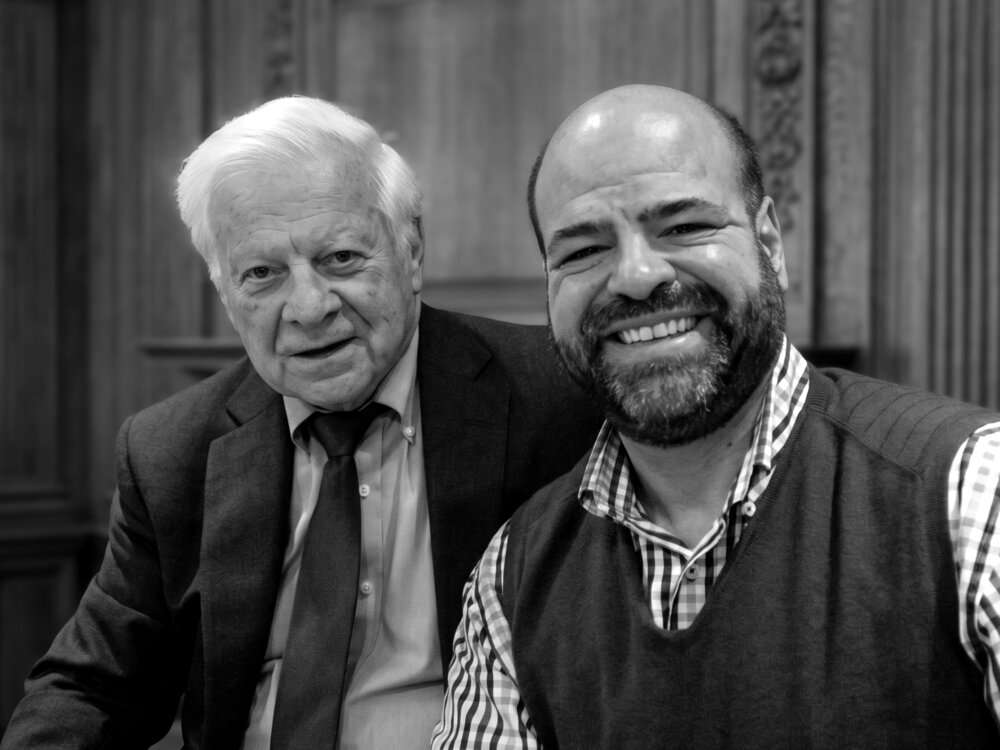 Gil Carrasquero with James Hollis