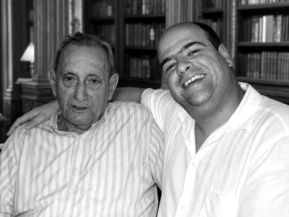 Gil Carrasquero with Rafael López-Pedraza